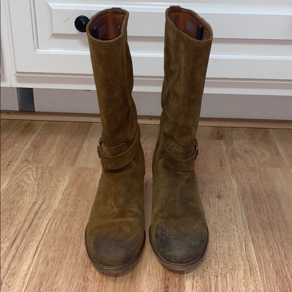 J Crew leather mid calf boots - Picture 3 of 7